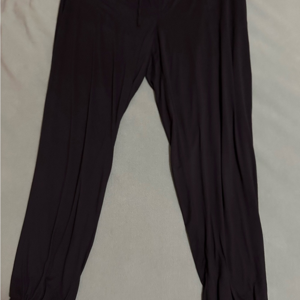 AnyBody Black Comfy Knit Joggers Size XLT